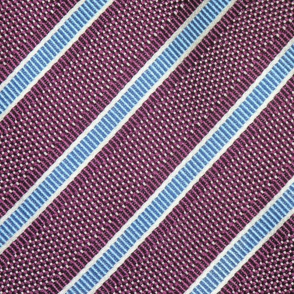 Kiton Long Wide Width Seven Fold Silk Tie - Picture 3 of 7